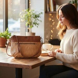 The Sak Tan Crossbody Bag